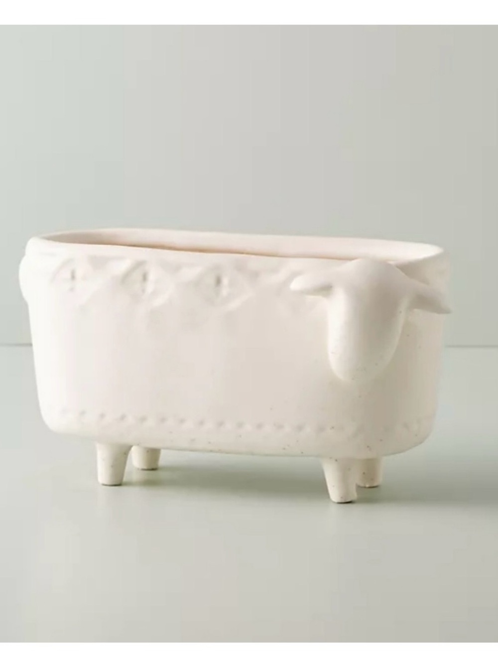 Anthropologie Terracotta Sheep 🐑 Planter 🪴 - Picture 3 of 13